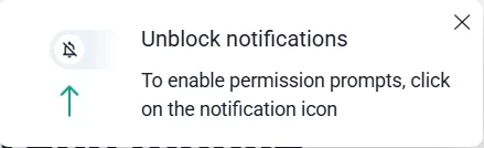 pop-up unblock push notifications